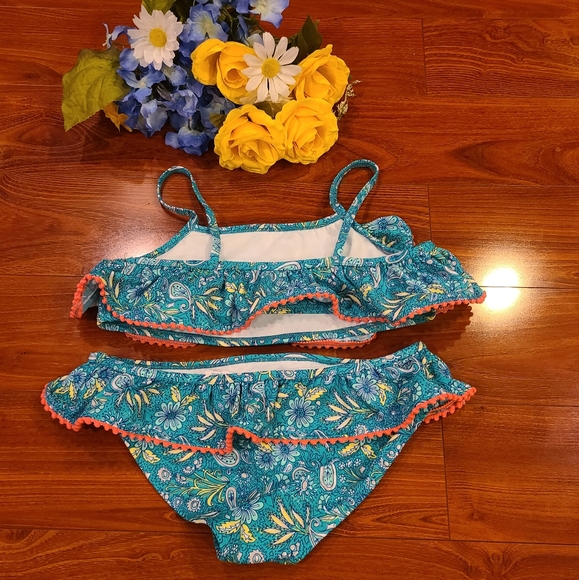 Girls 2pc Bikini Size 10 - Picture 2 of 5